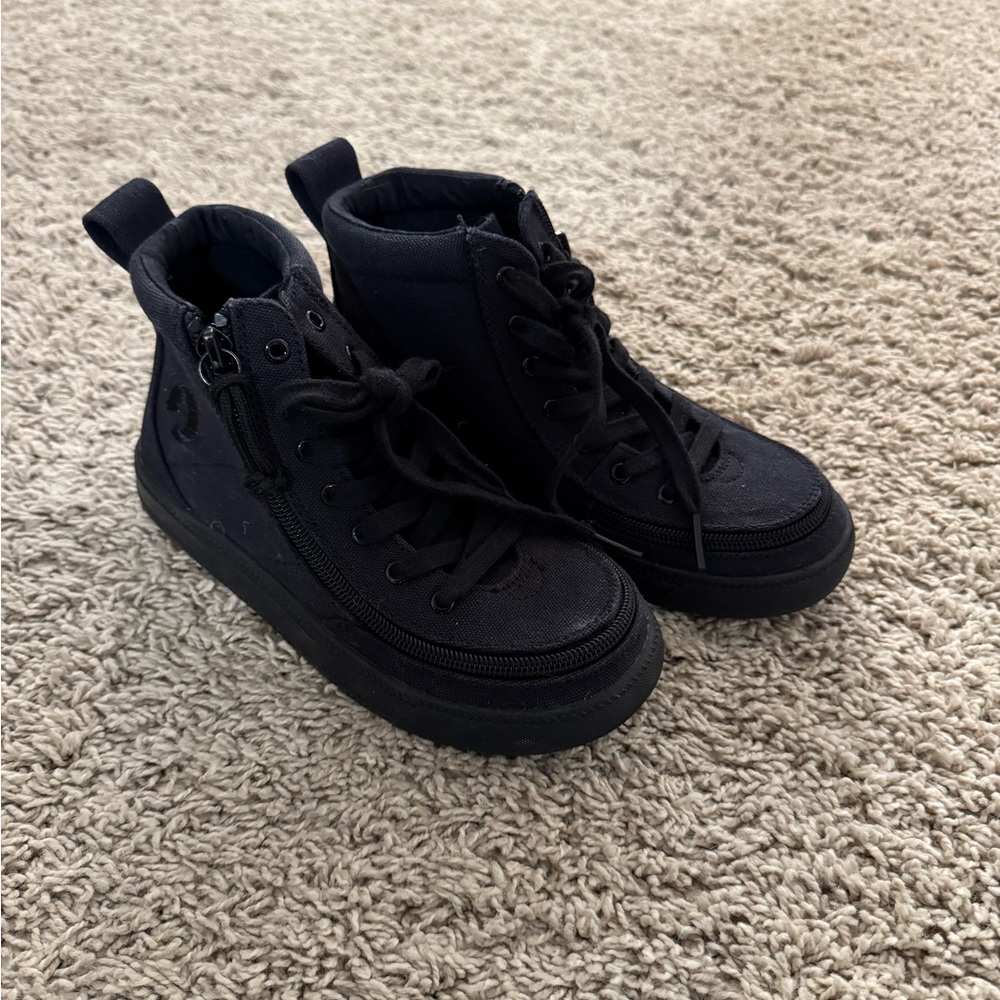 Billy Kids Classic Lace High Black High-Top Sneakers